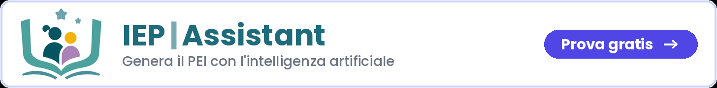 IEP Assistant — Genera il PEI con l'intelligenza artificiale. Prova gratis.